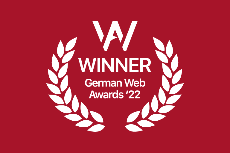 German Web German Web Award 2022 für Progressive Media GmbH