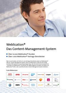 Weblication Produktflyer